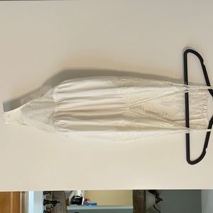 Free people Lace white body suit